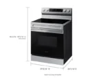 Samsung 6.3 Cu. Ft. Smart Freestanding Electric Range NE63A6311SS - Image 6
