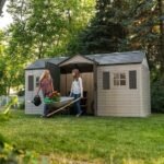 Lifetime Legacy 15×8 Plastic Storage Shed Kit w/ Floor - Image 4