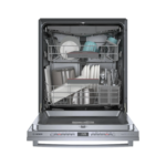 Bosch 800 Series 24 in. Top Control Smart Dishwasher with 42 dBa Sound Level, 3rd-Rack, CrystalDry & Pocket – Stainless Steel - Image 9