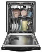 Whirlpool – 24” Stainless Steel Dishwasher with AI Intelligent Wash – 47 dBA .- Print Resistant Black Stainless – Print Resist Blk Stnlss - Image 4