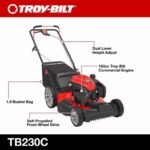 Troy-Bilt 21 in. 163cc 3-in-1 FWD Self Propelled Gas Mower - Image 5