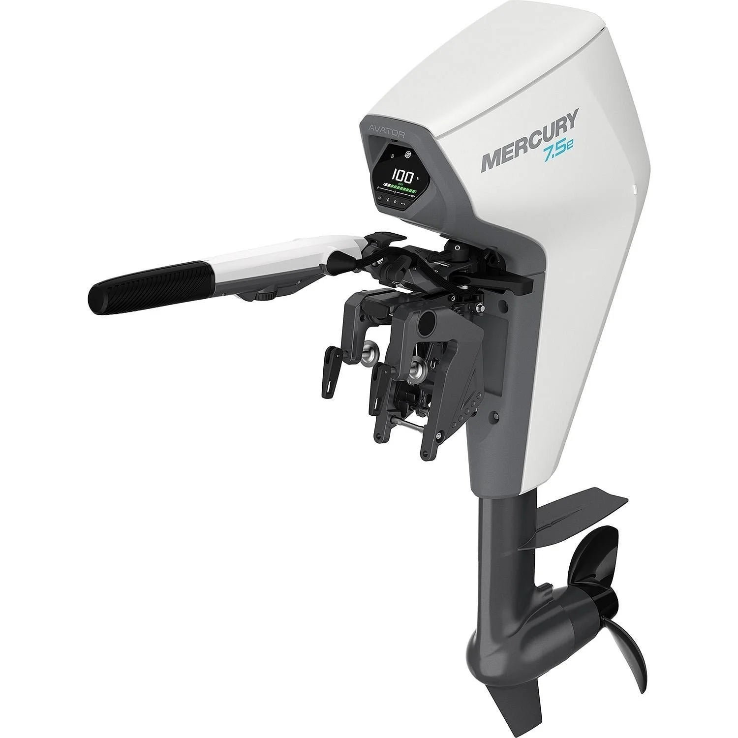 1026.jpg Mercury Avator 7.5e Tiller Electric Outboard Motor Kit - Image 1