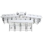 Lifetime 8-Foot Stacking Tables (4) and Chairs Combo (32) - Commercial - Image 21
