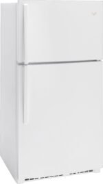 Whirlpool – 33 in. Wide 21.3 cu. ft. Top-Freezer Refrigerator – White - Image 2