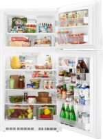 Whirlpool – 33 in. Wide 21.3 cu. ft. Top-Freezer Refrigerator – White - Image 3