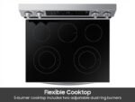 Samsung 6.3 Cu. Ft. Smart Freestanding Electric Range NE63A6311SS - Image 5