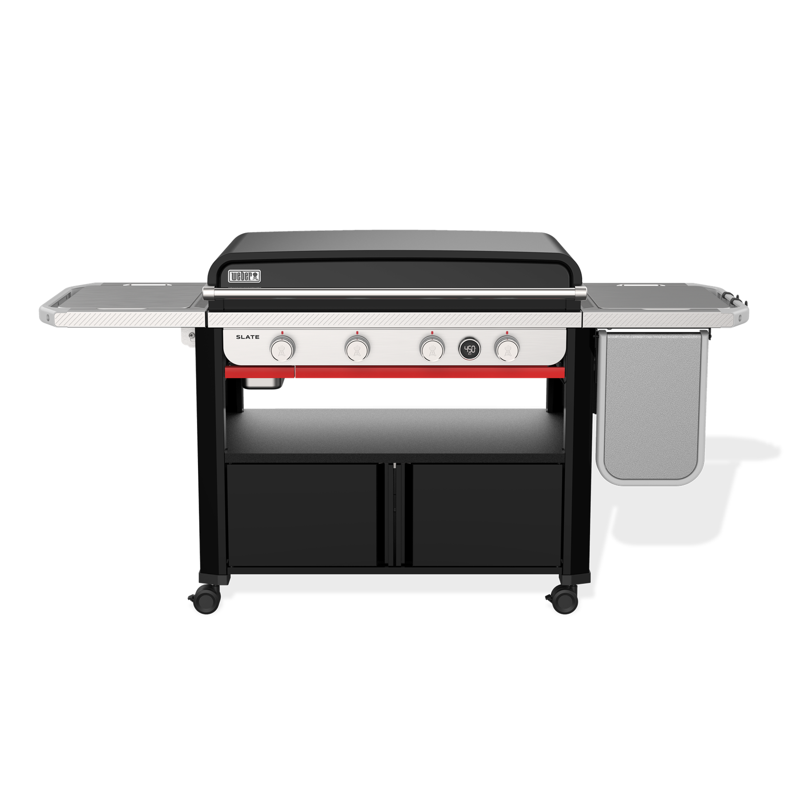 1500216_B_1800x1800_9a6f76c4-1f95-480a-a955-7884d0f7aab1.png Slate® 36" Rust-Resistant Griddle with Flip-Up Side Table (Liquid Propane) - Image 1