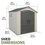 Lifetime 7 Ft. x 7 Ft. Outdoor Storage Shed - Image 9