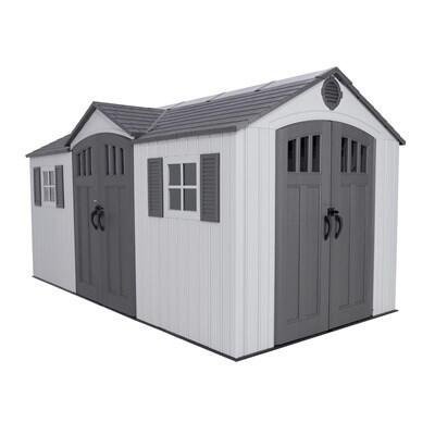 182a4d0e-7b85-4230-8d32-d9ee9bb07b7a.jpg Lifetime Dual Entry 15’ x 8’ Shed - Image 1
