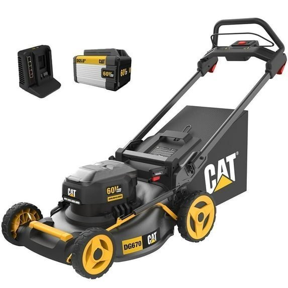 186c000c-3b69-4e0d-a16f-426c749d4905.jpg Cat 60V 21In Brushless Lawn Mower Kit - Image 1