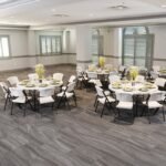 Lifetime 60-Inch Round Stacking Table (4) and Chair (32) Combo - Commercial - Image 2