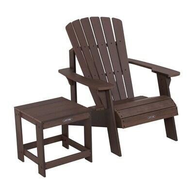 1b5ef00d-4903-4f28-aeb0-c11bae3712e0.jpg Lifetime Adirondack Chair and Table Combo - Image 1