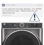 GE – 7.8 Cu. Ft. Stackable Smart Electric Dryer with Steam – White - Image 5