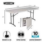 Lifetime 6-Foot Fold-In-Half Table (Commercial) - Image 2