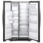 Whirlpool – 36 in. Wide 25 cu. ft. Side-by-Side Refrigerator – Black Stainless Steel - Image 2