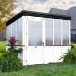 9x6 Willow Greenhouse - Pre-Stained & Sealed White