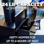 Even Embers Pellet-Fueled Patio Heater with 1 Glass Panel, 100 sq. ft., 70,000 BTU - Image 3