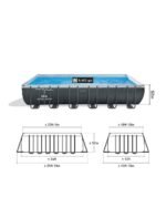 Intex Ultra Frame Rectangular Above Ground Swimming Pool Set - Image 5