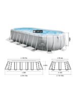 Prism Frame™ 20′ x 10′ x 48″ Oval Above Ground Pool Set - Image 5