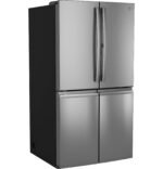 GE Profile – 36 in. Wide 22.9 Cu. Ft. 4-Door French Door Counter-Depth Smart Refrigerator with Dual-Dispense AutoFill Pitcher – Stainless Steel - Image 2