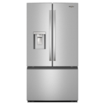 Whirlpool – 36 in. Wide 30 cu. ft. French Door Refrigerator with In-Door Water and Ice Maker – Fingerprint-Resistant Stainless Finish