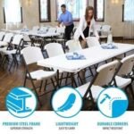 Lifetime 8-Foot Stacking Tables (4) and Chairs Combo (32) - Commercial - Image 8
