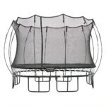 Springfree Kids 11 ft. Outdoor Large Square Trampoline with Enclosure