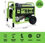 13,000W Dual Fuel Portable Generator, Powered by Gas or Propane, Electric Start, Home Backup & RV Ready - Image 5