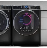 GE Profile – 7.8 Cu. Ft. Stackable Smart Gas Dryer with Steam and Washer Link – Sapphire Blue - Image 6