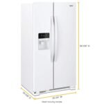 Whirlpool – 36 in. Wide 21 cu. ft. Side-by-Side Refrigerator with LED Interior Lighting – White - Image 3