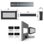Touchstone Sideline 36-inch Electric Fireplace - Image 4