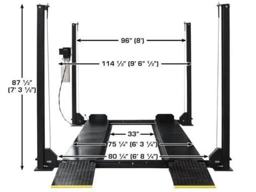 5-7-1.jpg Atlas Apex 8 8,000 lb 4-Post Lift Car - Image 1