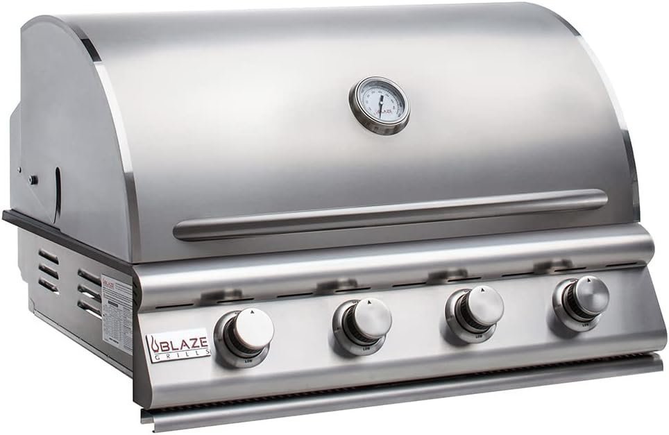 51Bz0IhpN9L._AC_SL1000.jpg Blaze 32 In. 4 Burner Prelude LBM Gas Grill - Image 1