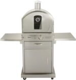 Summerset ‘The Oven’ Outdoor Freestanding Large Capacity Gas Oven with Pizza Stone, Smoker Box and Mobile Cart, 304 Stainless Steel Construction, Natural Gas