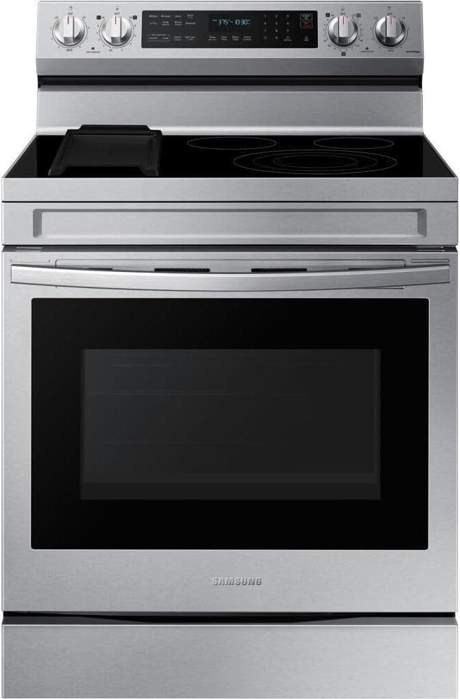 51TRUtp7SwL._AC_SL1000.jpg Samsung 6.3 cu. ft. Smart Freestanding Electric Range with No-Preheat Air Fry NE63A6711SS - Image 1
