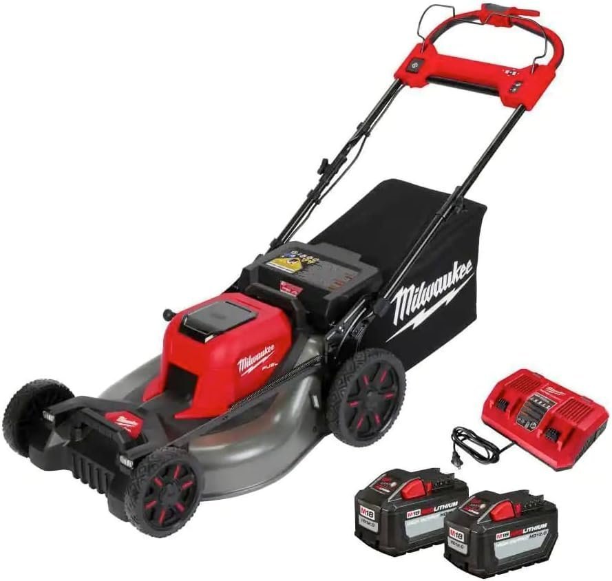 51vsNKLUxoL._AC_SL1170.jpg Milwaukee 2823-20 M18 Fuel Self-Propelled Dual Battery 21-in Walk Behind Mower - Image 1