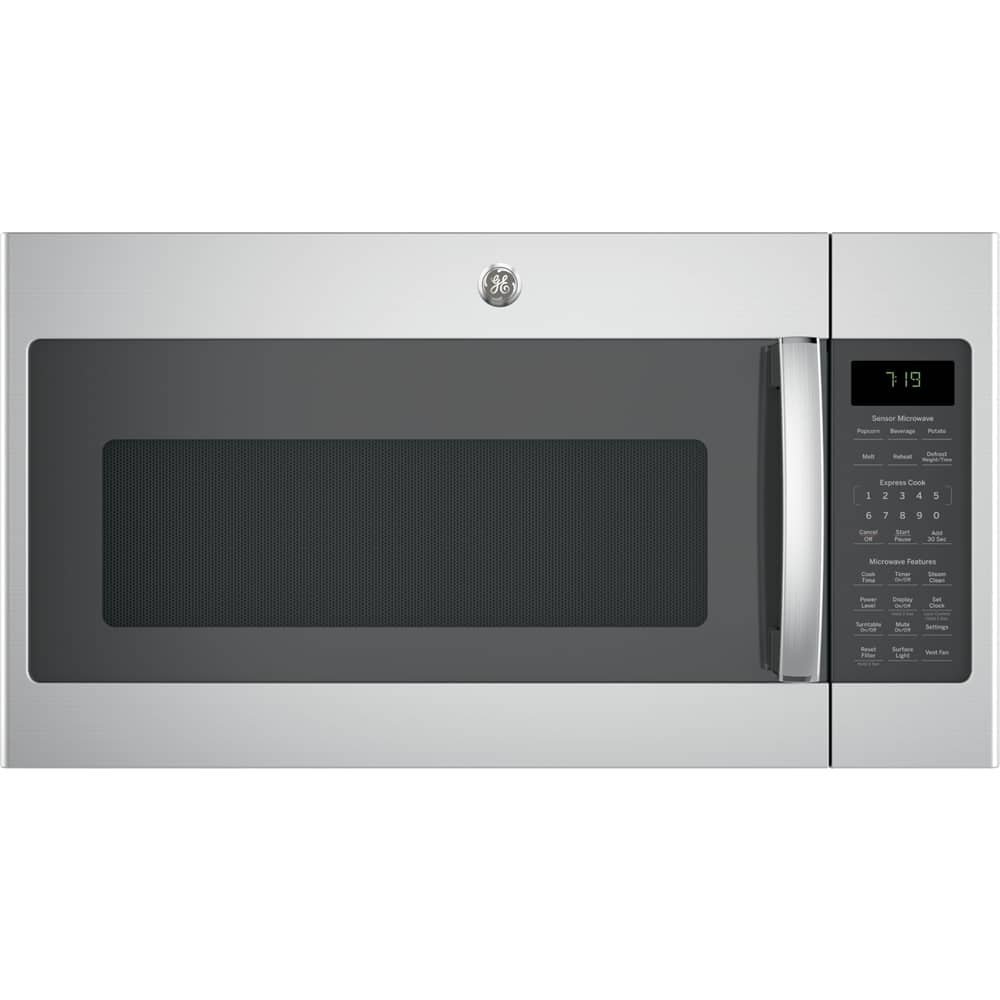 5291501_sd.jpg GE – 1.9 Cu. Ft. Over-the-Range Microwave with Sensor Cooking and Steam Cleaning – Stainless Steel - Image 1