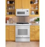 GE – 1.7 Cu. Ft. Over-the-Range Microwave with Sensor Cooking and Defrost – White - Image 4