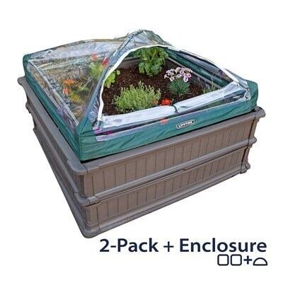 53ba37c4-cf0f-4506-bb1b-d48d5f9629c2.jpg Raised Garden Bed Kit (2 Beds, 1 Enclosure) - Image 1