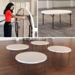 Lifetime 60-Inch Round Stacking Table (4) and Chair (32) Combo - Commercial - Image 13