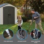 Lifetime 7 Ft. x 4.5 Ft. Outdoor Storage Shed - Image 4