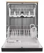 Whirlpool – 24″ Front Control Tall Tub Portable Dishwasher – Black - Image 2