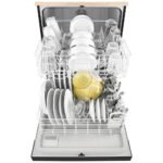 Whirlpool – 24″ Front Control Tall Tub Portable Dishwasher – Black - Image 3