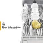Whirlpool – 24″ Front Control Tall Tub Portable Dishwasher – Black - Image 6