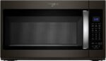 Whirlpool – 1.9 Cu. Ft. Over-the-Range Microwave with Sensor Cooking – Black Stainless Steel
