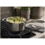 GE – 36 in. Wide 5 Burner Built-In Gas Cooktop with Dishwasher-Safe Grates – Black - Image 5
