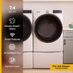Whirlpool – 7.4 cu. ft. Smart Front Load ENERGY STAR Gas Dryer with Wrinkle Shield Option – White - Image 4