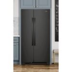 Whirlpool – 36 in. Wide 25.1 cu. ft. Side-by-Side Refrigerator – Black - Image 3