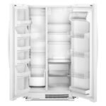 Whirlpool – 36 in. Wide 25.1 cu. ft. Side-by-Side Refrigerator – White - Image 2