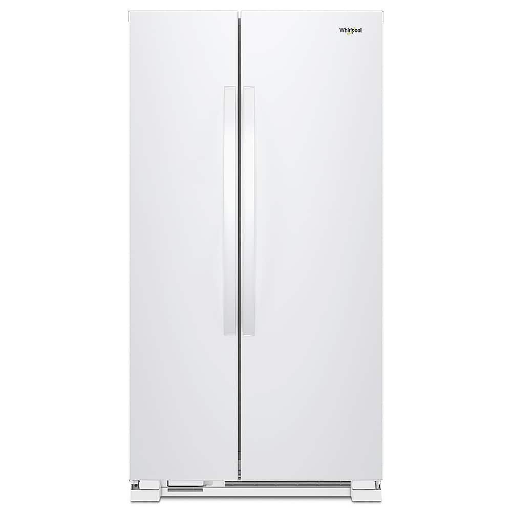 6098326_sd.jpg Whirlpool – 36 in. Wide 25.1 cu. ft. Side-by-Side Refrigerator – White - Image 1
